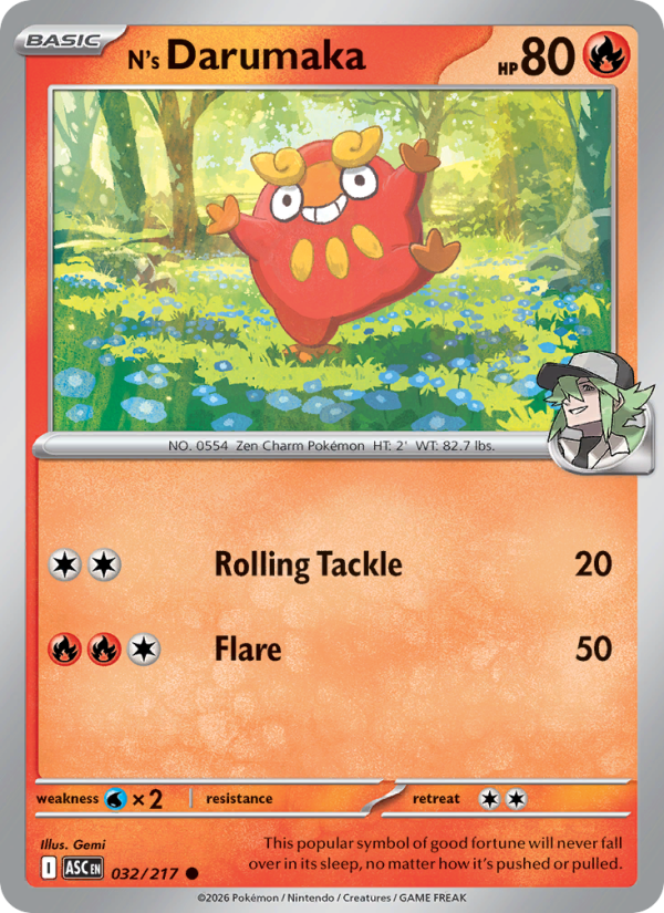 N's Darumaka from Ascended Heroes