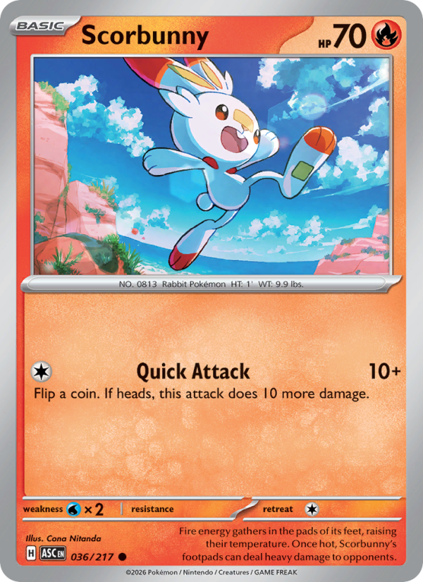 Scorbunny from Ascended Heroes