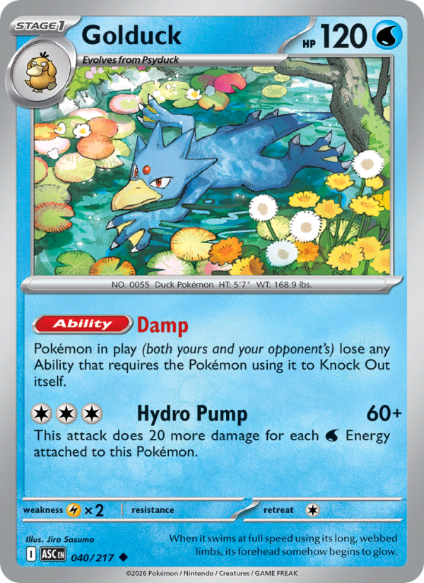 Golduck from Ascended Heroes