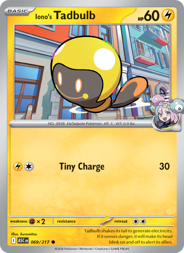 Iono's Tadbulb from Ascended Heroes