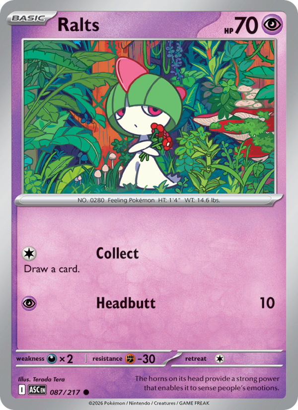 Ralts from Ascended Heroes