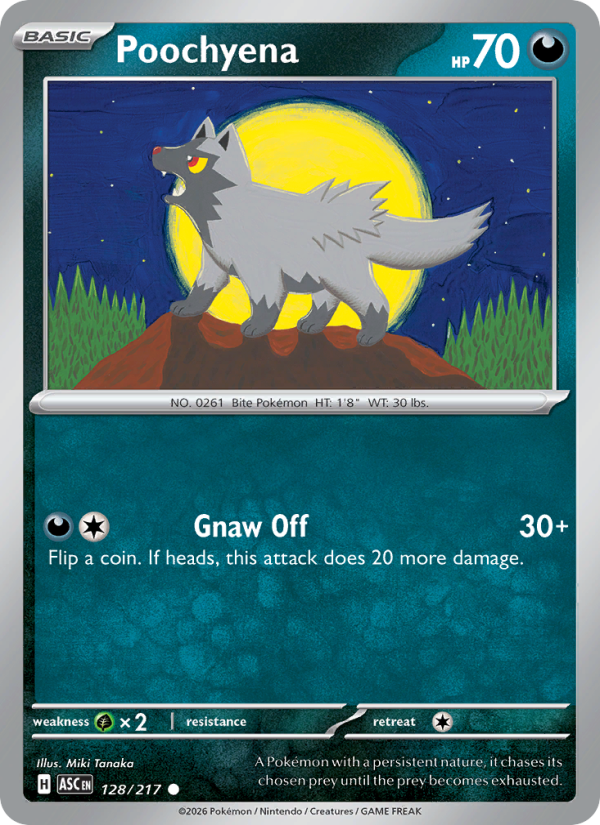 Poochyena from Ascended Heroes
