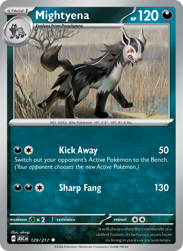 Mightyena from Ascended Heroes
