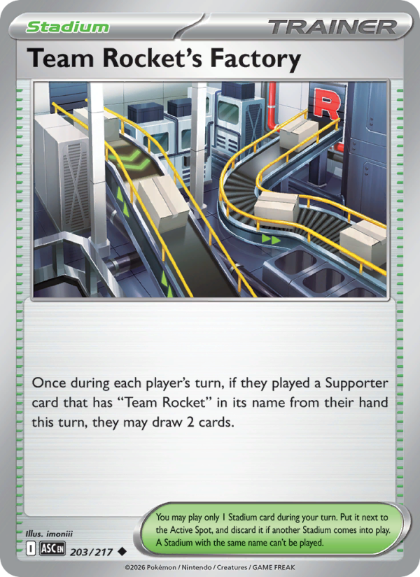 Team Rocket's Factory from Ascended Heroes