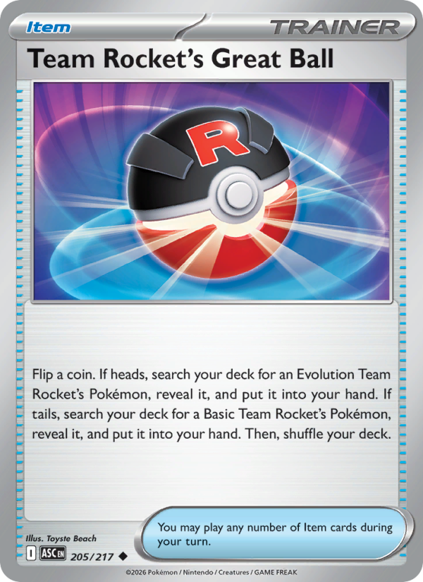 Team Rocket's Great Ball from Ascended Heroes