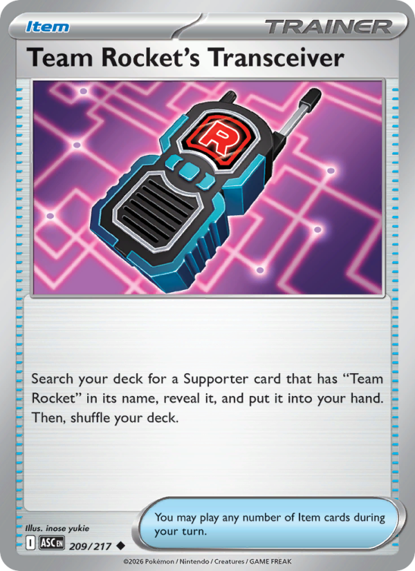 Team Rocket's Transceiver from Ascended Heroes