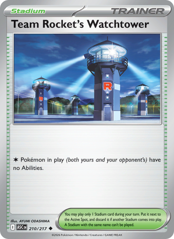 Team Rocket's Watchtower from Ascended Heroes