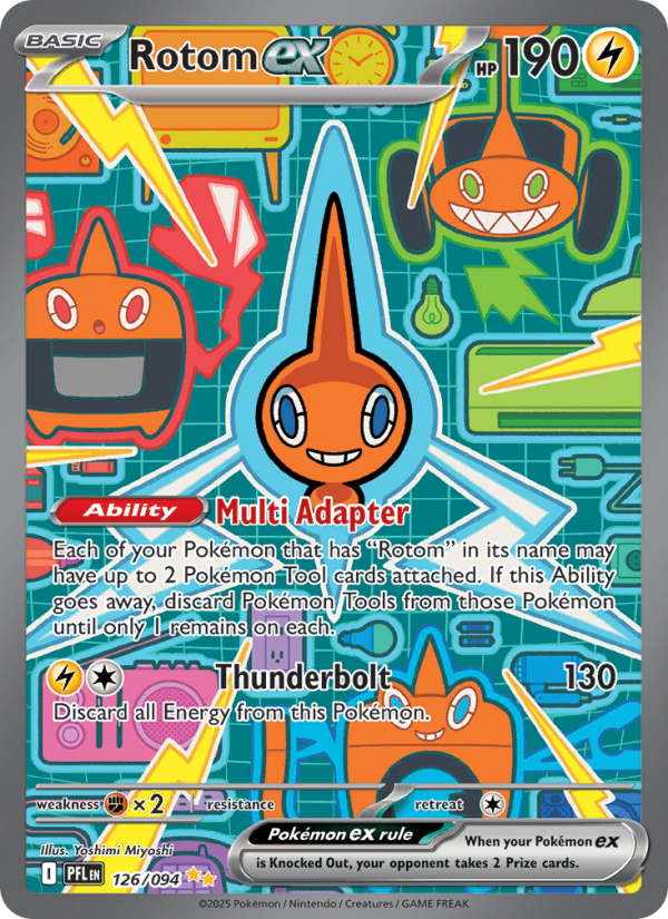 Rotom ex — Special illustration rare card from Phantasmal Flames