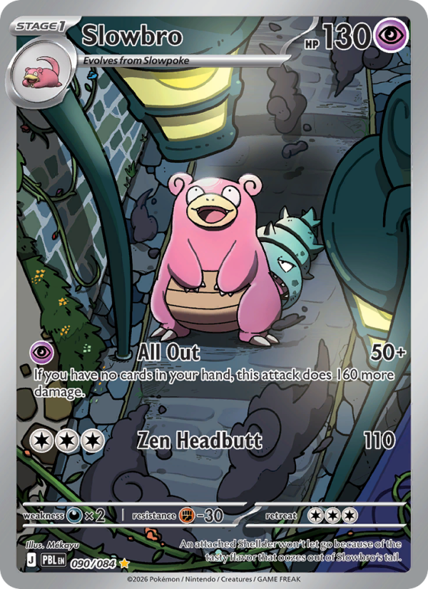 Slowbro — Illustration rare card from Pitch Black