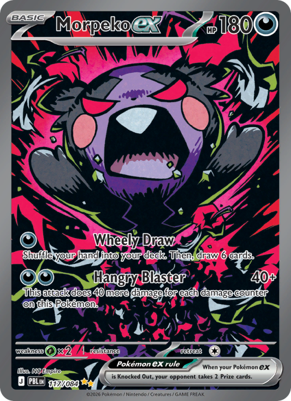 Morpeko ex — Special illustration rare card from Pitch Black