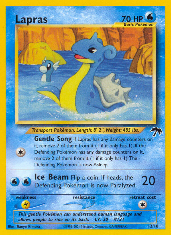 Lapras — Common card from Southern Islands