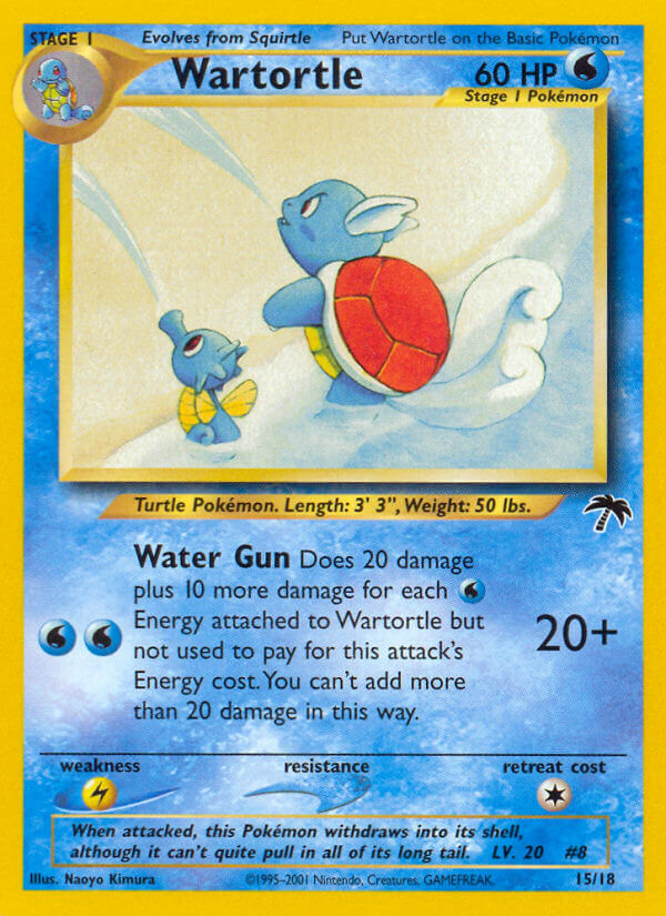 Wartortle — Common card from Southern Islands