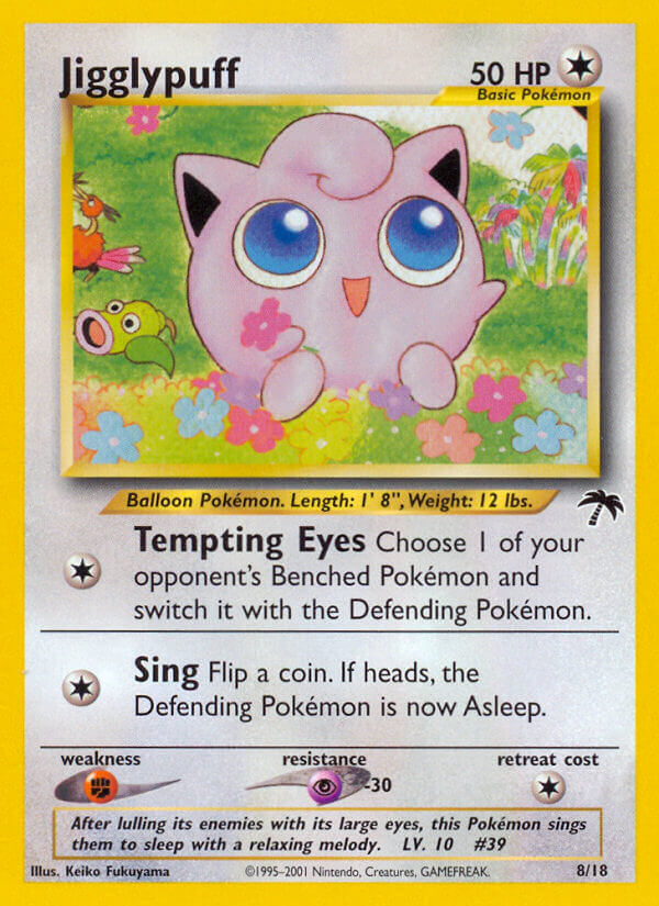 Jigglypuff — Common card from Southern Islands