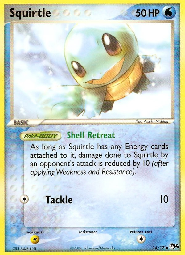 Squirtle — Common card from POP Series 4