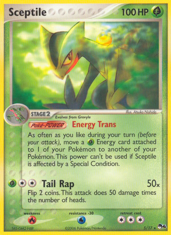 Sceptile — Rare card from POP Series 4