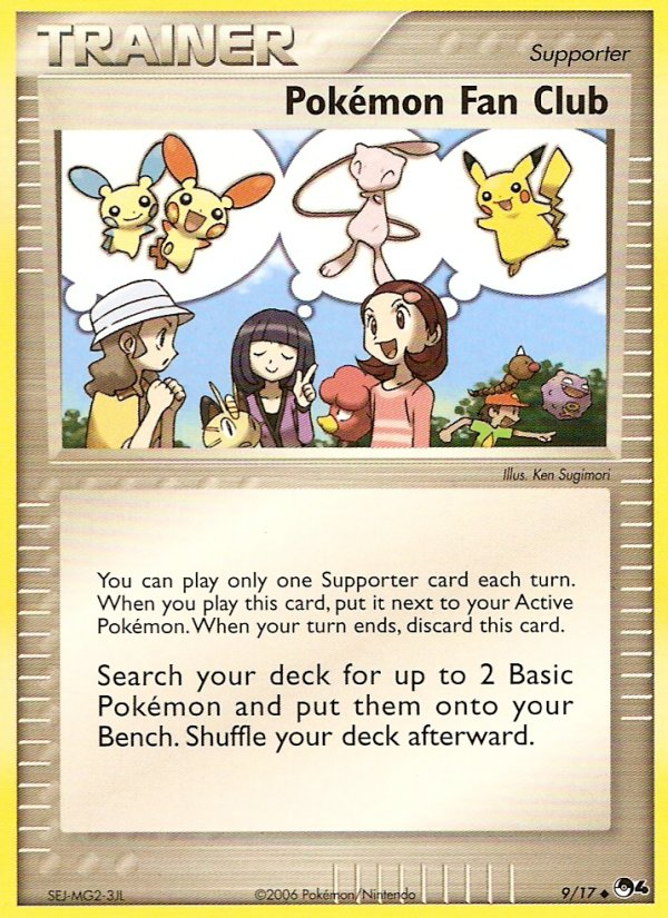 Pokémon Fan Club — Uncommon card from POP Series 4