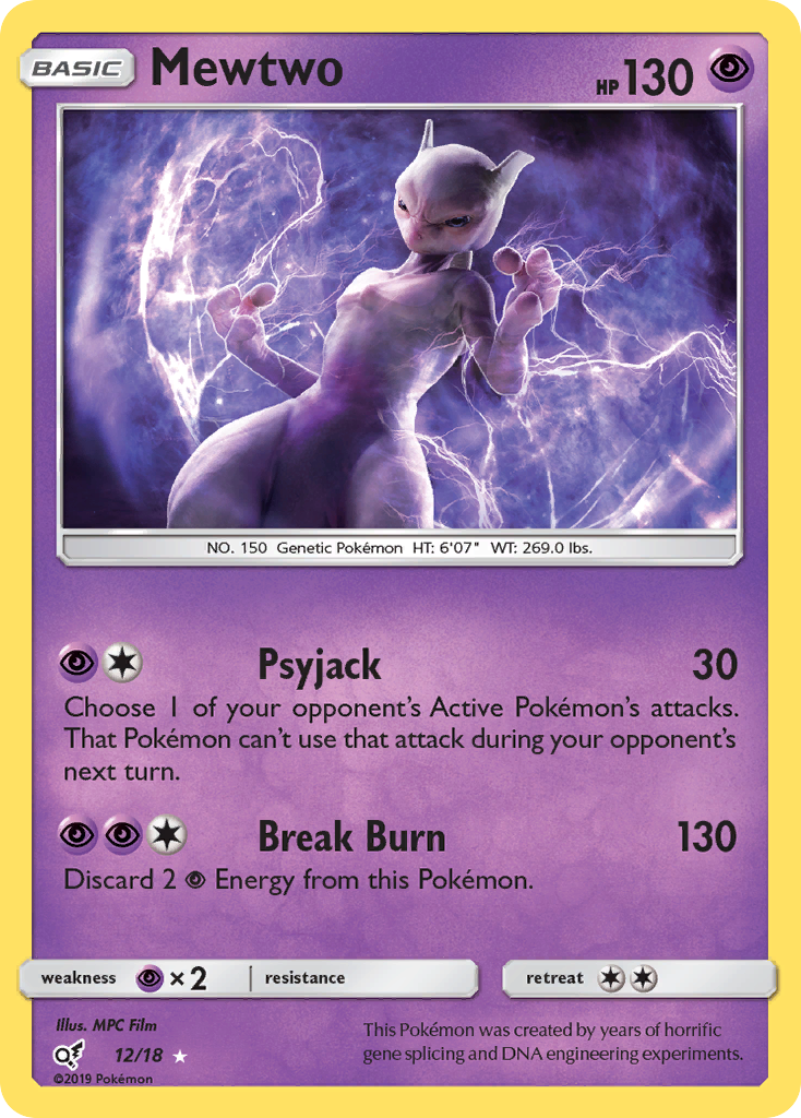 pokemon detective pikachu rare cards Card Game SMP2 017/024 Mewtwo GX Super (RR Double Rare) Movie Special Pack Japanese Placeholder Image Provided Most Rare And Expensive Pokemon