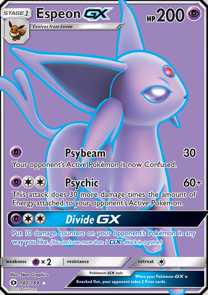 Espeon GX — Ultra Rare card from Sun & Moon