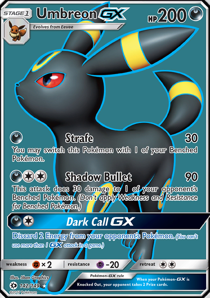 Umbreon GX — Ultra Rare card from Sun & Moon
