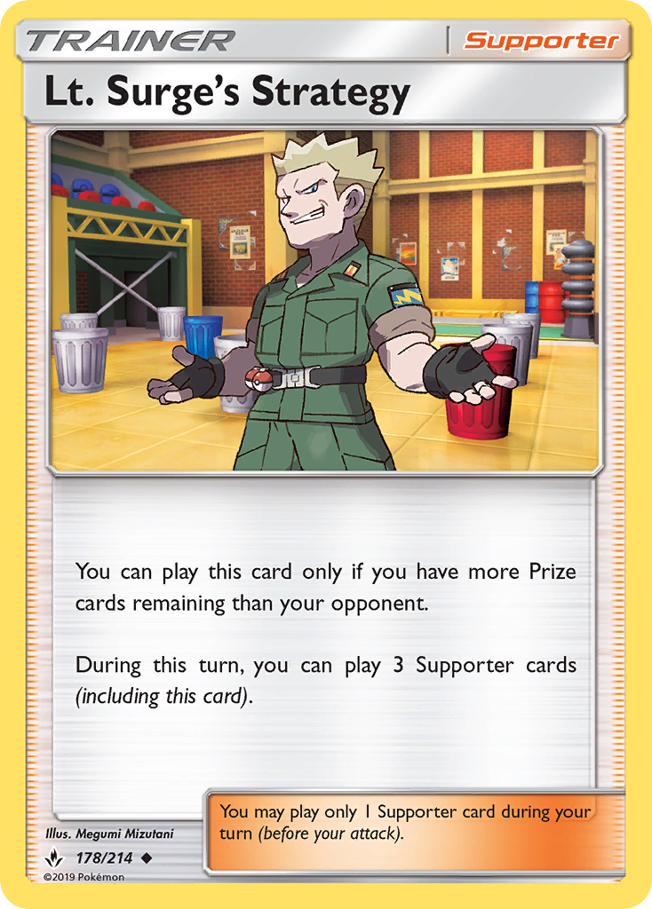 Lt. Surge’s Strategy from Unbroken Bonds