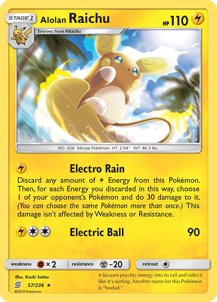 Raichu d’Alola