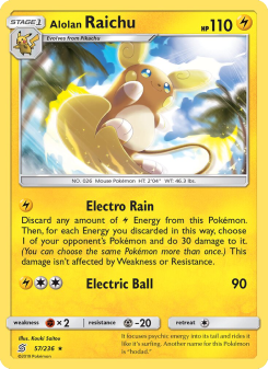 Raichu d’Alola