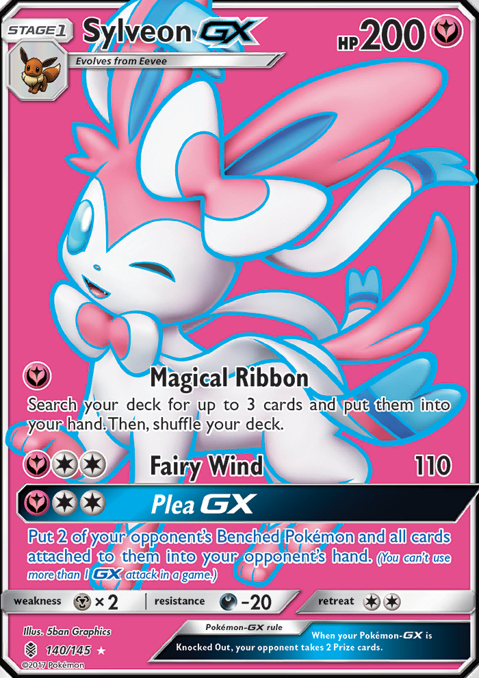 Sylveon GX — Ultra Rare card from Guardians Rising