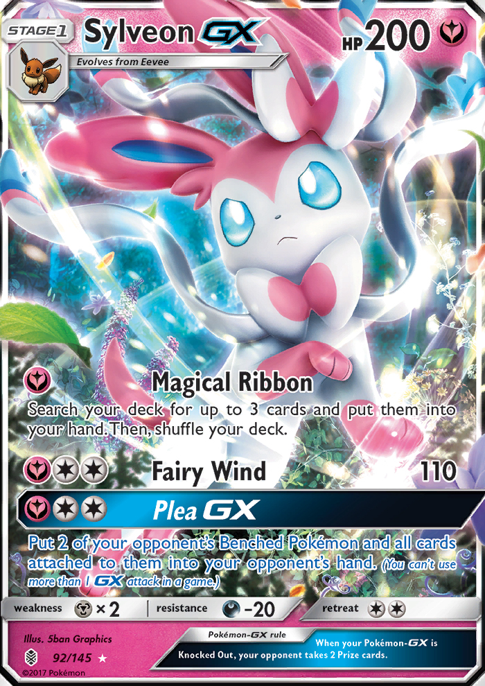 Sylveon GX — Rare card from Guardians Rising