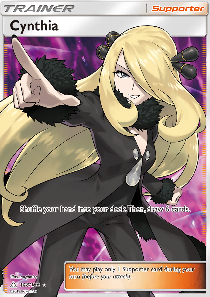 Cynthia — Ultra Rare card from Ultra Prism