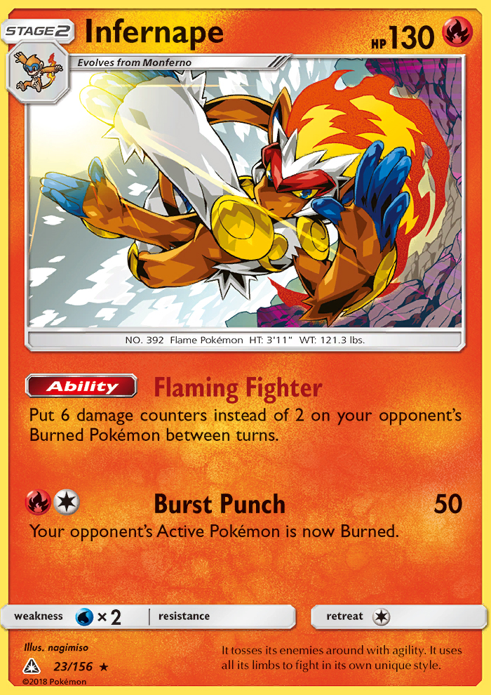 Infernape from Ultra Prism
