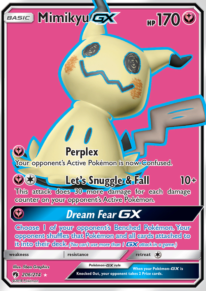 Mimikyu GX — Ultra Rare card from Lost Thunder