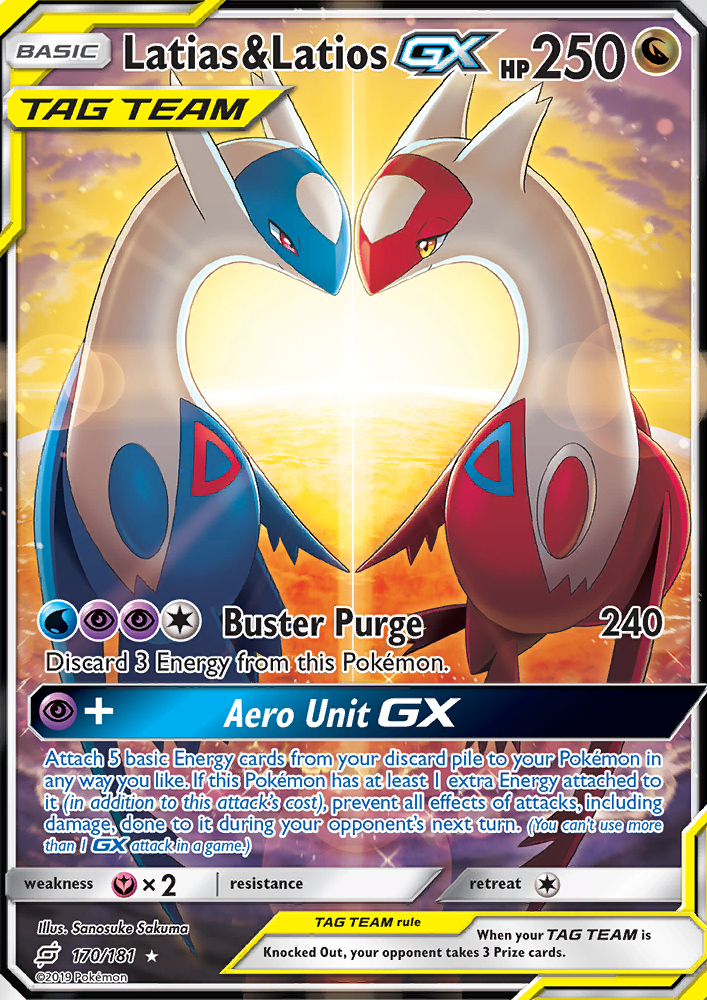 Latias & Latios GX — Ultra Rare card from Team Up