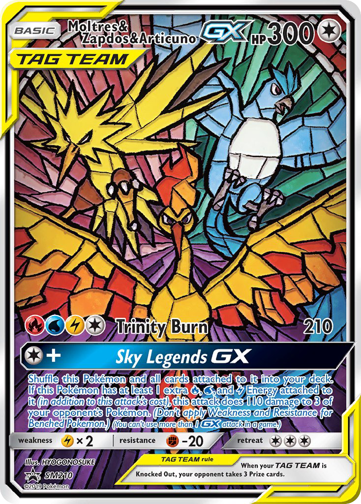 Moltres, Zapdos e Articuno GX