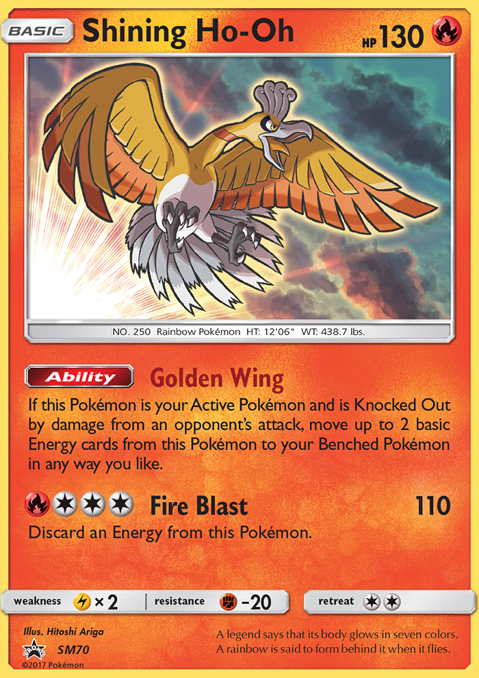 Ho-Oh Luminescente