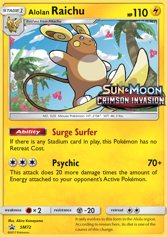 Raichu de Alola