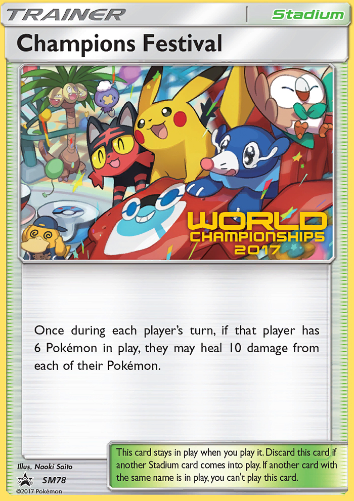 Champions Festival — Promo card from SM Black Star Promos