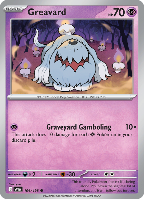 Greavard from Scarlet & Violet