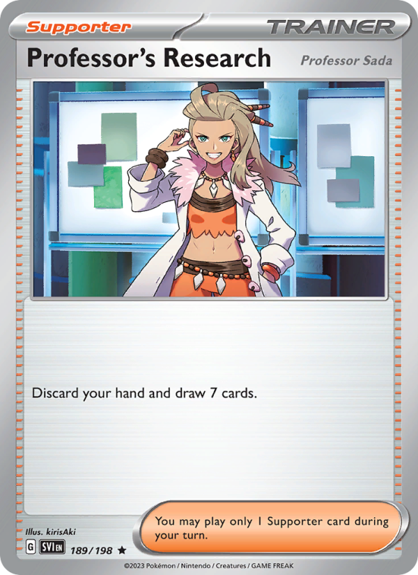 Professor's Research from Scarlet & Violet