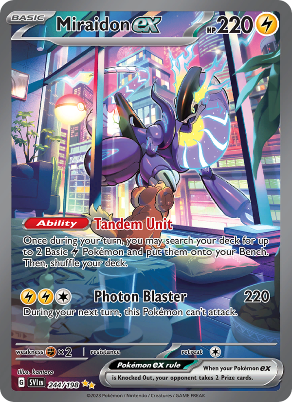 Miraidon ex — Special illustration rare card from Scarlet & Violet