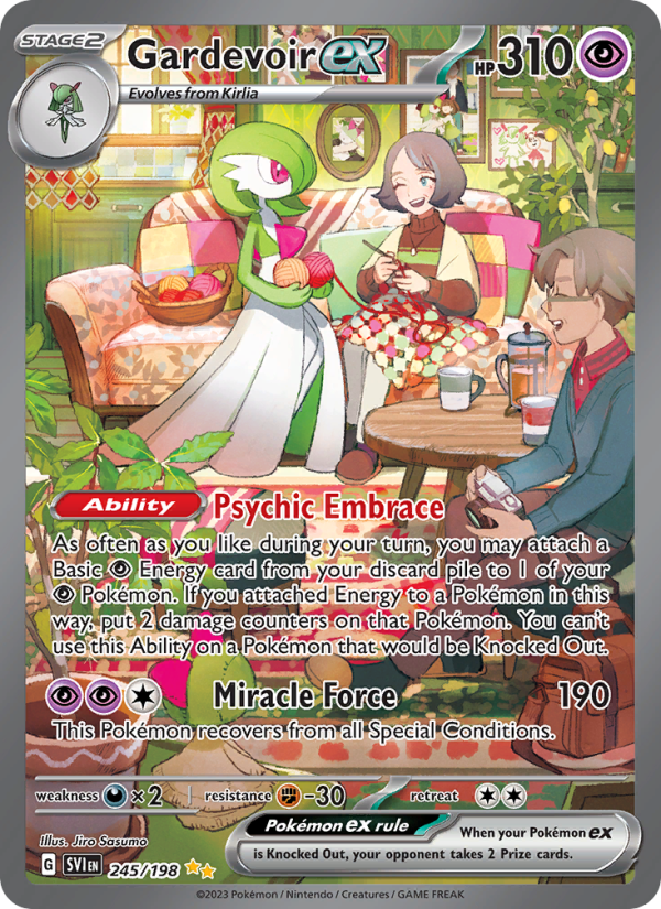 Gardevoir ex — Special illustration rare card from Scarlet & Violet
