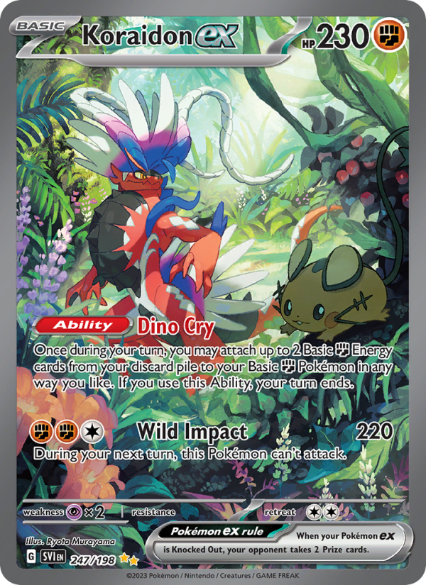 Koraidon ex — Special illustration rare card from Scarlet & Violet