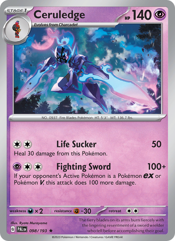 Ceruledge from Paldea Evolved