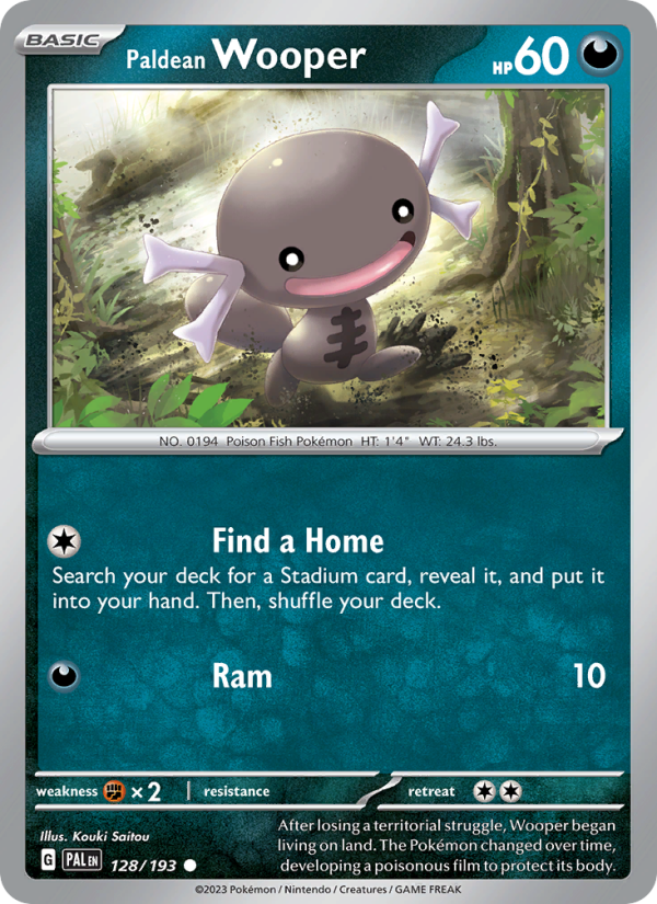 Paldean Wooper from Paldea Evolved