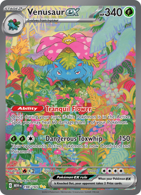 Venusaur ex — Special illustration rare card from 151