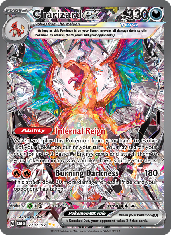 Charizard ex — Special illustration rare card from Obsidian Flames