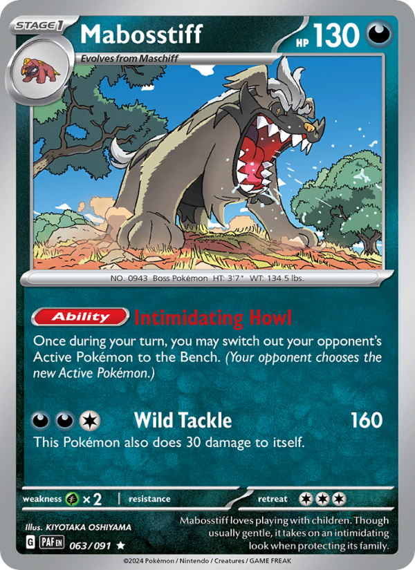 Mabosstiff from Paldean Fates