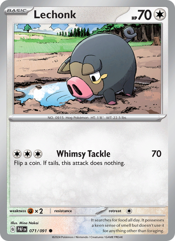 Lechonk from Paldean Fates