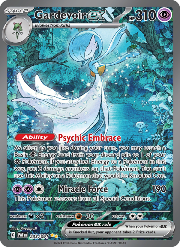 Gardevoir ex — Special illustration rare card from Paldean Fates