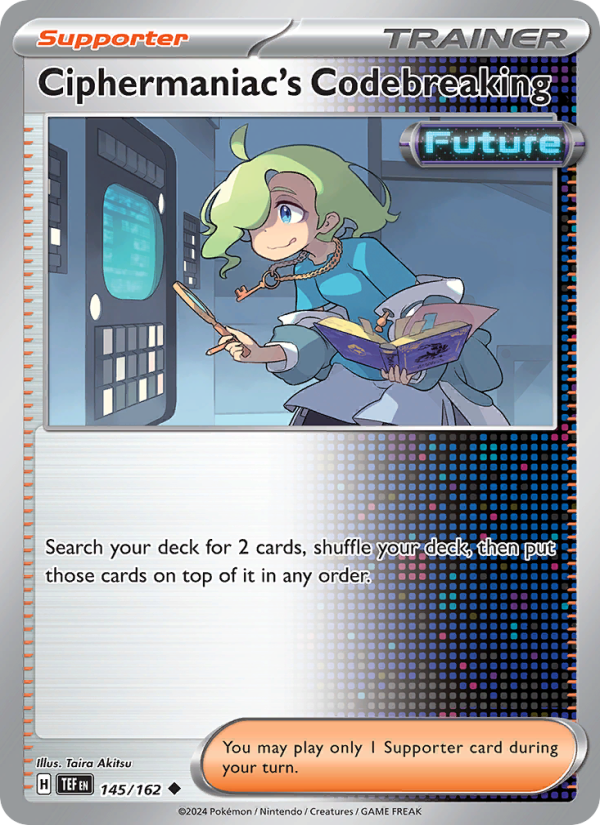 Ciphermaniac's Codebreaking from Temporal Forces
