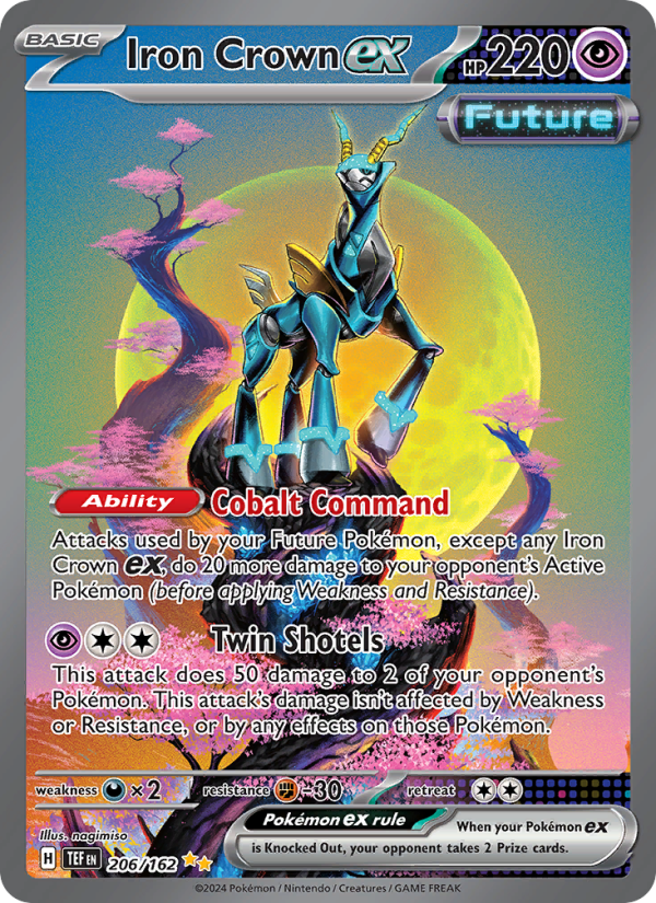 Iron Crown ex — Special illustration rare card from Temporal Forces
